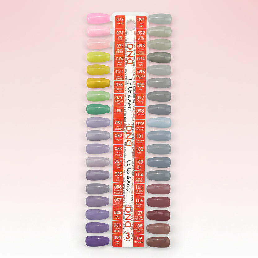 DND DUO HEMA & TPO FREE UP UP & AWAY - 36 COLORS TRAY NO.3