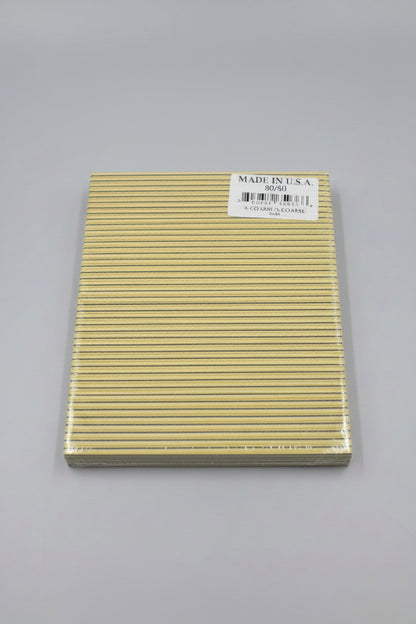 PREMIUM JUMBO NAIL FILE - BROWN 80/80 (50PCS/PACK)