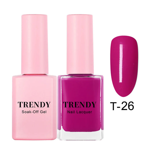 T-26 TOMBOY | TRENDY DUO GEL & LACQUER