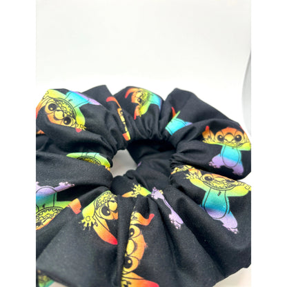 Rainbow Stitch Scrunchie