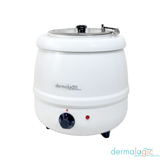DERMALOGIC PARAFFIN WAAX KETTLE WARMER WITH 5OZ. LADLE - 10L