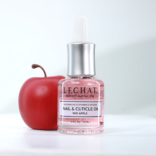 LECHAT PRO CUTICLE OIL 0.5OZ. - RED APPLE
