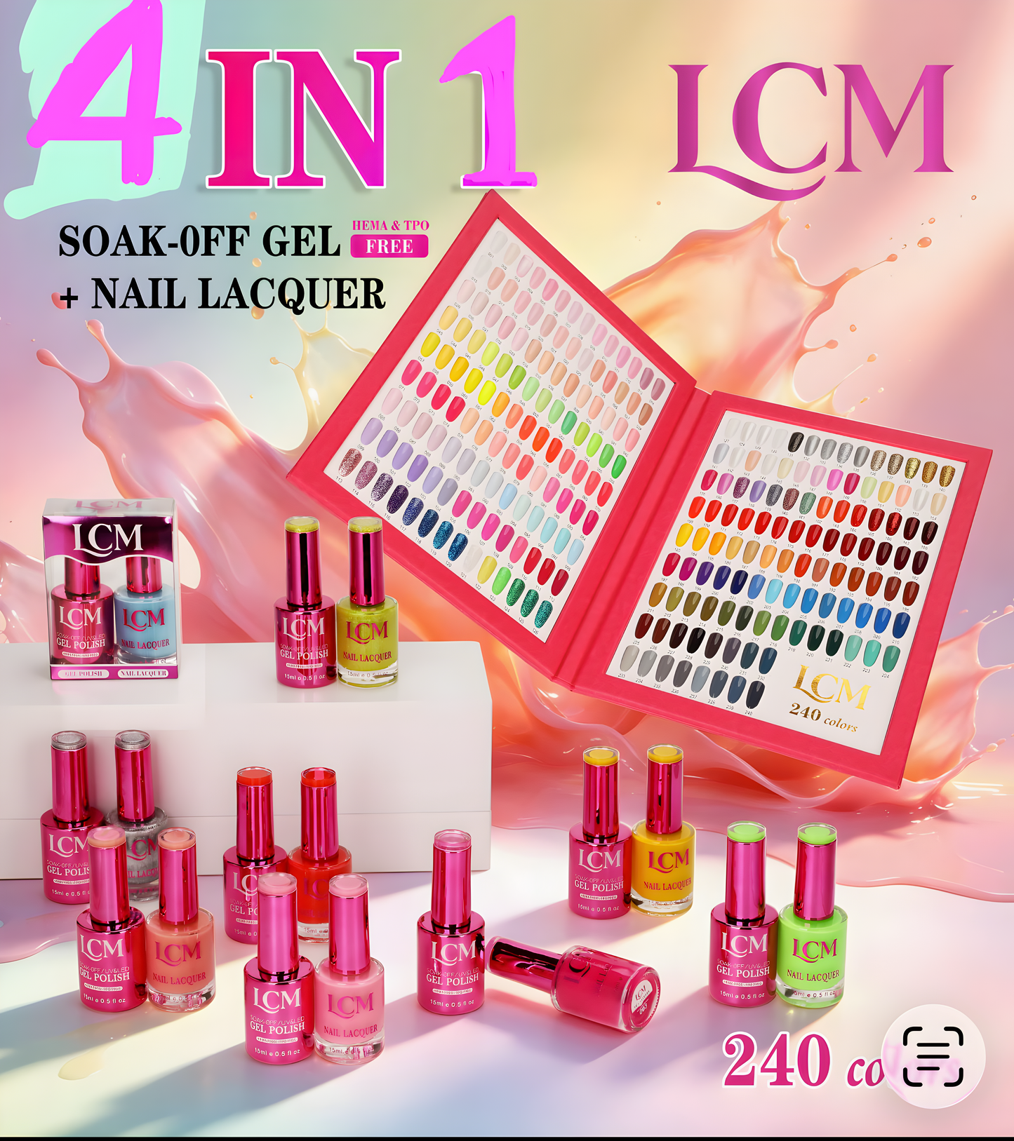 LCM 4-IN-1 COLLECTION - 240 COLORS