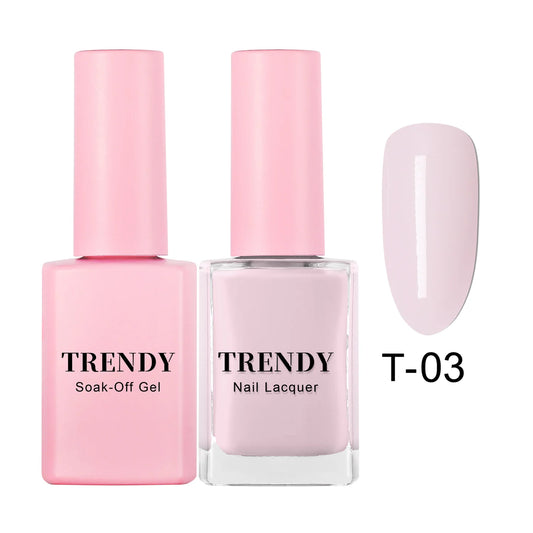 T-03 DREAM PINK | TRENDY DUO GEL & LACQUER
