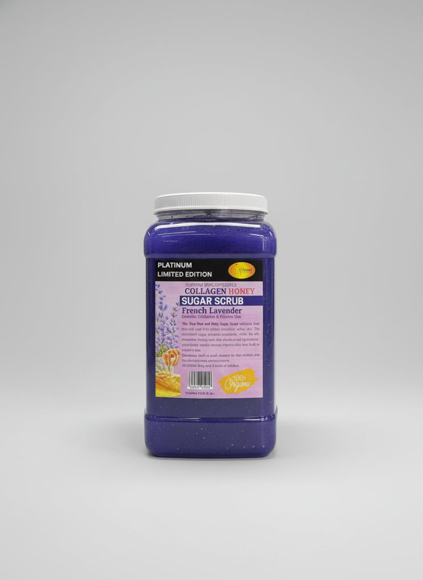 SPAREDI COLLAGEN HONEY SUGAR SCRUB 128OZ. - LAVENDER