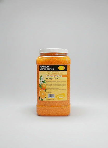 SPAREDI COLLAGEN HONEY SUGAR SCRUB 128OZ. - ORANGE MANDARIN