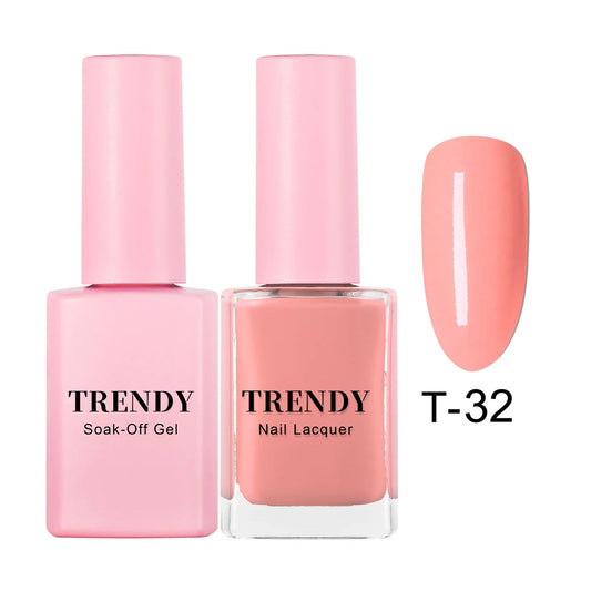 T-32 QUEEN ANNE | TRENDY DUO GEL & LACQUER