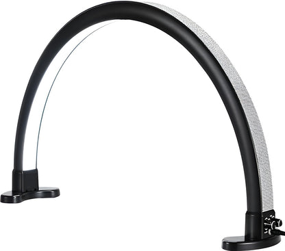 BLACK LED HALF MOON LIGHT WITH RHINESTONE