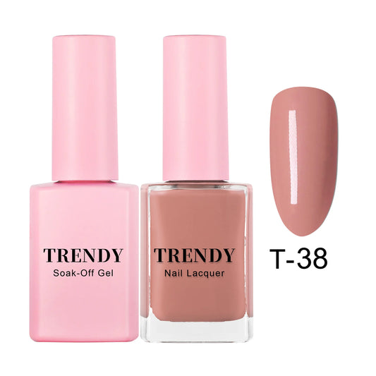 T-38 WIDOW NUDE | TRENDY DUO GEL & LACQUER