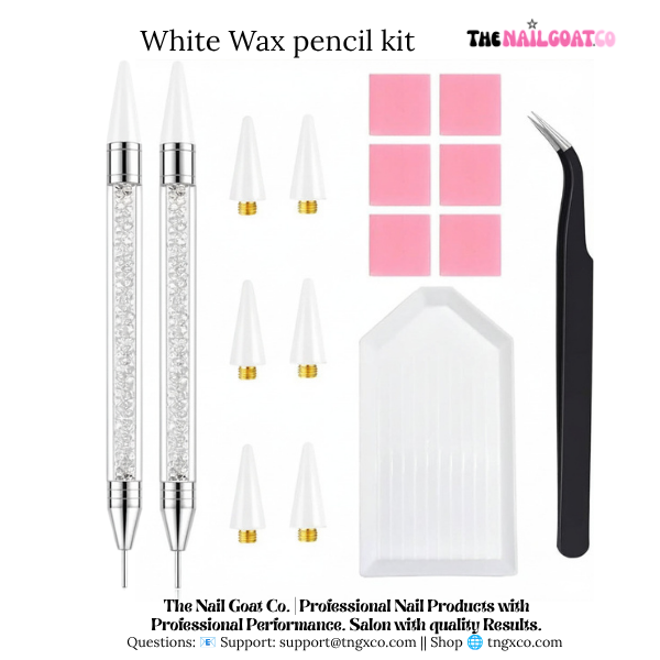 TheNailGoatCo Wax pencil kits for nailtechs, rhinestones, charms, embellishments etc.