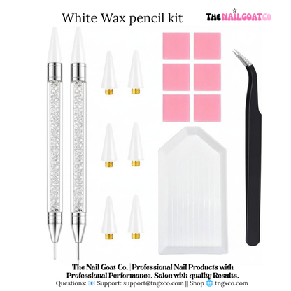 TheNailGoatCo Wax pencil kits for nailtechs, rhinestones, charms, embellishments etc.