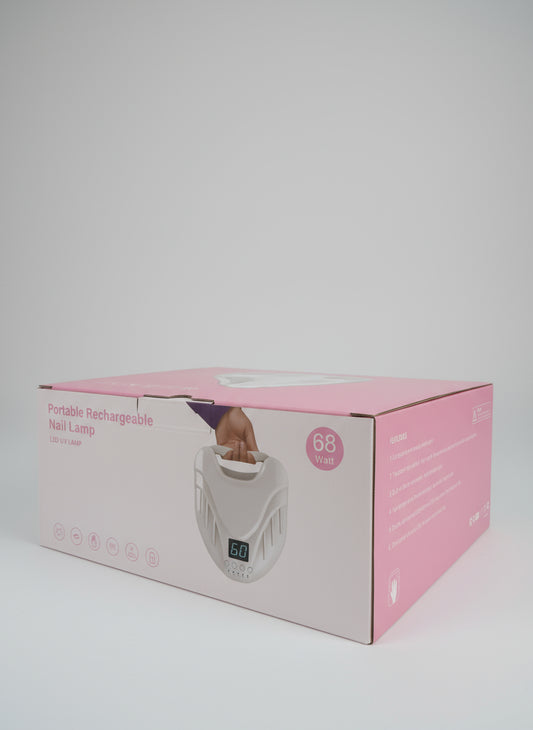 PORTABLE RECHARGEABLE NAIL LAMP UV/LED 68W
