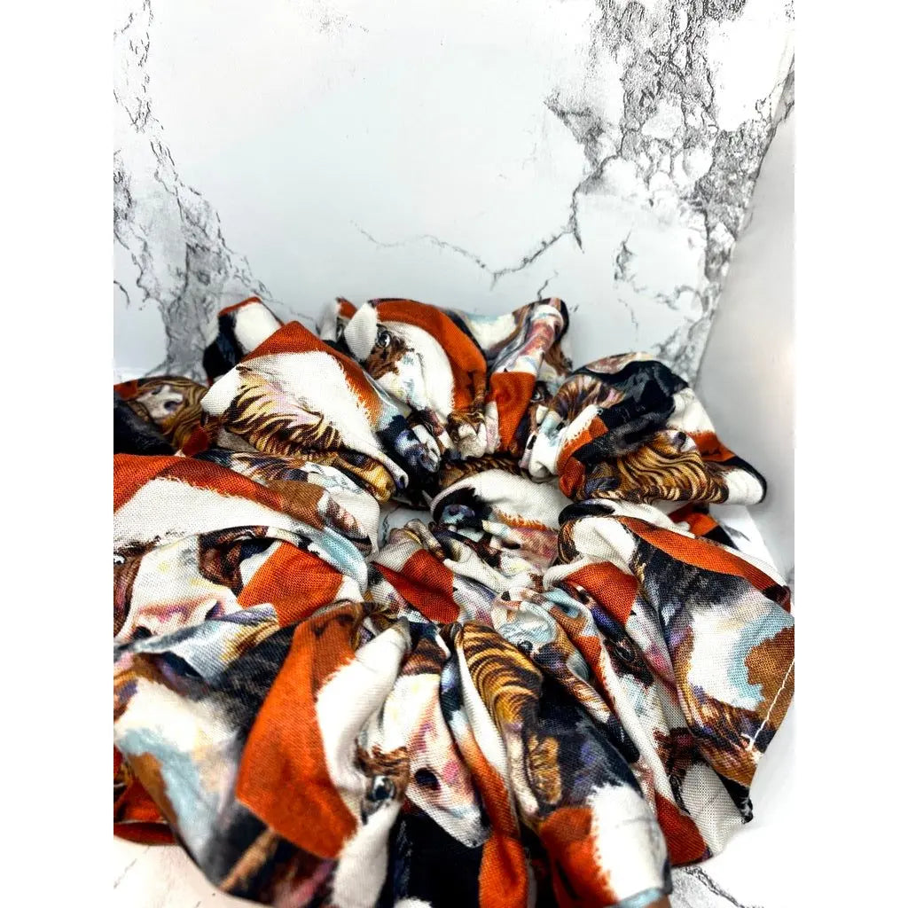 Christmas Cows Scrunchie
