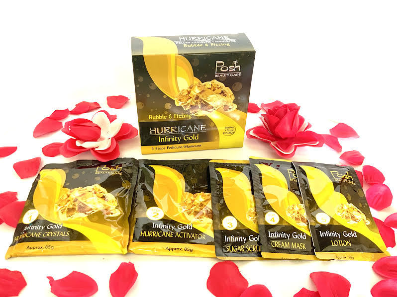 POSH HURRICANE 5-IN-1 BUBBLE & FIZZING - INFINITY GOLD
