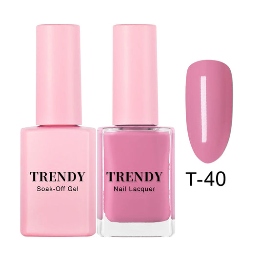 T-40 NEW YORK NINE | TRENDY DUO GEL & LACQUER