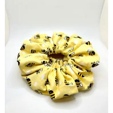 Yellow Bee Summer Scrunchie