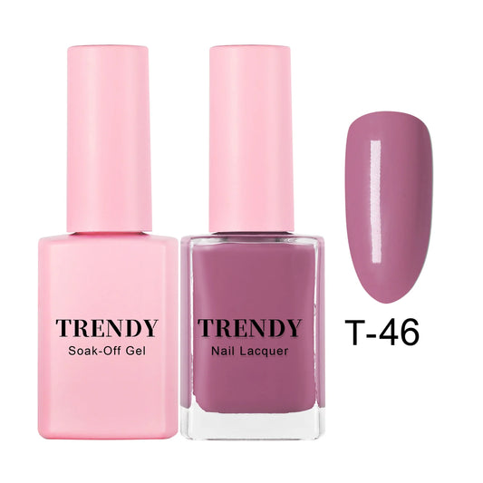 T-46 OLD PURPLE | TRENDY DUO GEL & LACQUER