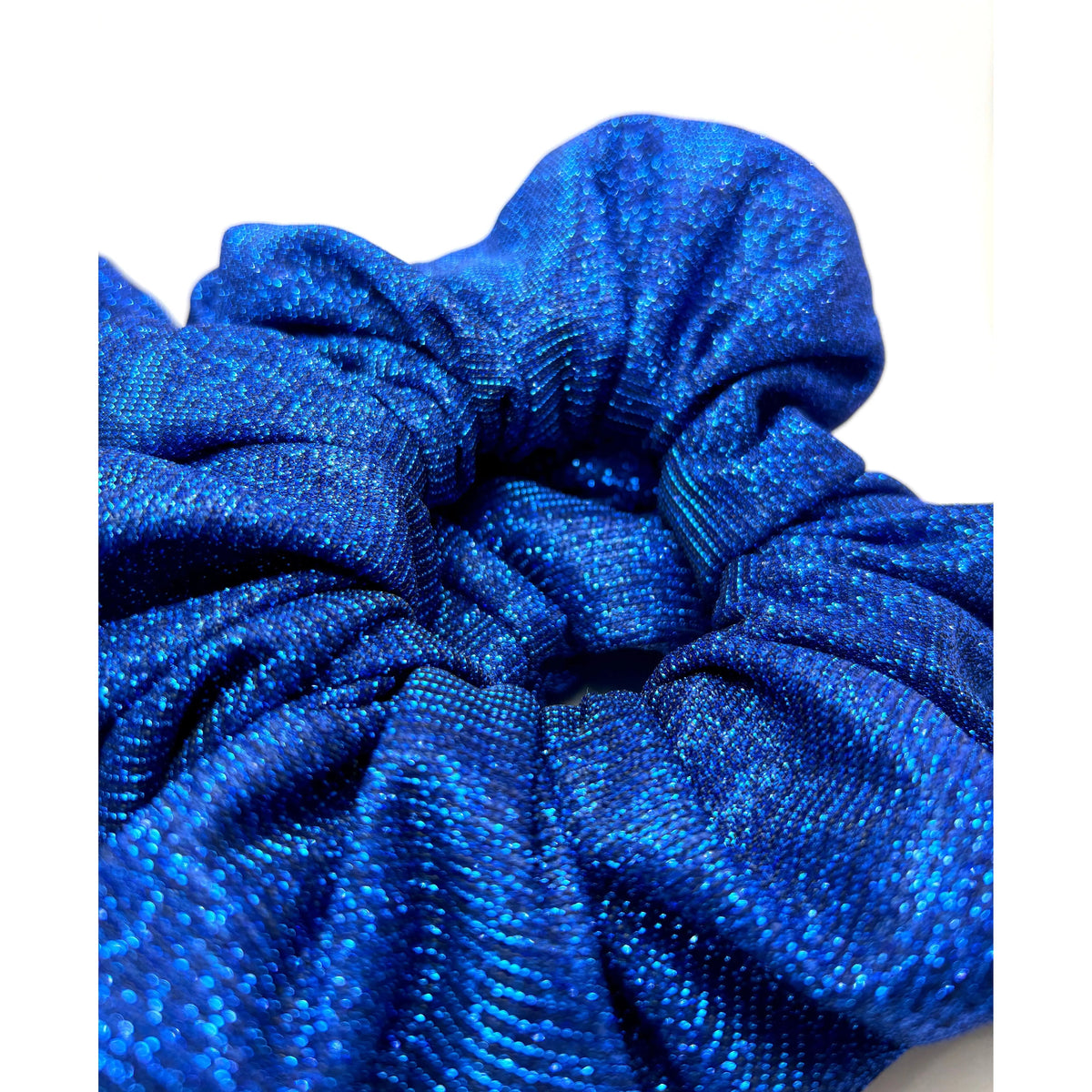 Royal Blue Sparkle Scrunchie