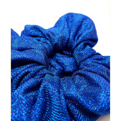 Royal Blue Sparkle Scrunchie