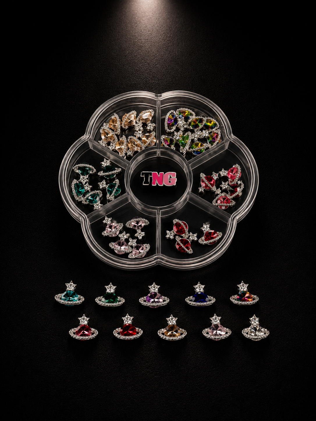TheNailGoatCo 48 pcs  ‘Lovely Universe’ Nail Charms