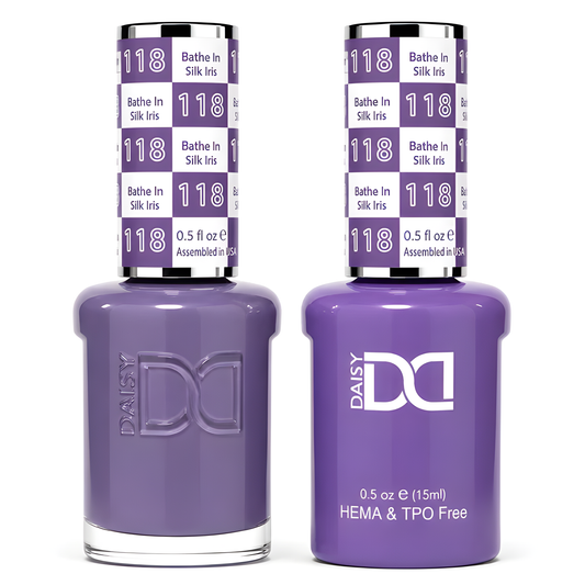 DND118 DUO HEMA & TPO FREE - Bathe In Silk Iris