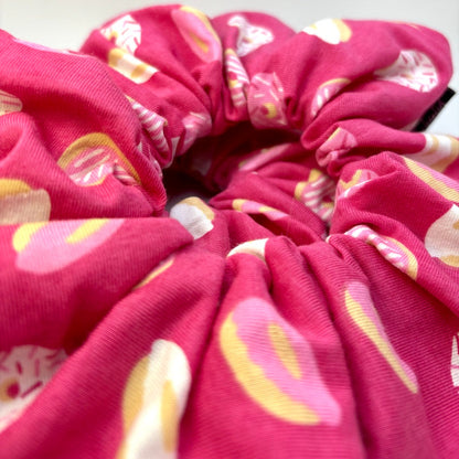 Pink Donut Scrunchie