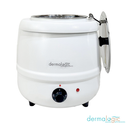 DERMALOGIC PARAFFIN WAAX KETTLE WARMER WITH 5OZ. LADLE - 10L