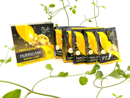 POSH HURRICANE 5-IN-1 BUBBLE & FIZZING - INFINITY GOLD