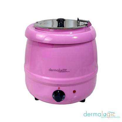 DERMALOGIC PARAFFIN WAAX KETTLE WARMER WITH 5OZ. LADLE - 10L
