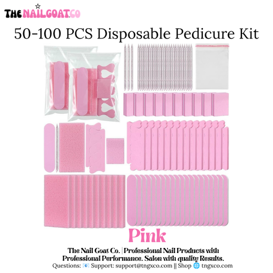 TheNailGoatCo 50–100PC Disposable Pedicure Kit
