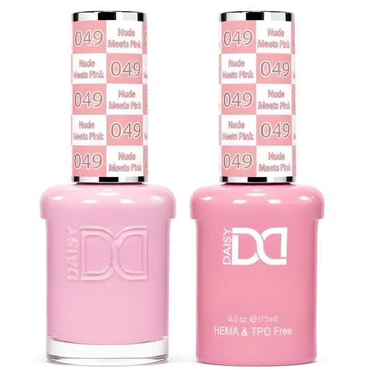 DND049 DUO HEMA & TPO FREE - Nude Meets Pink