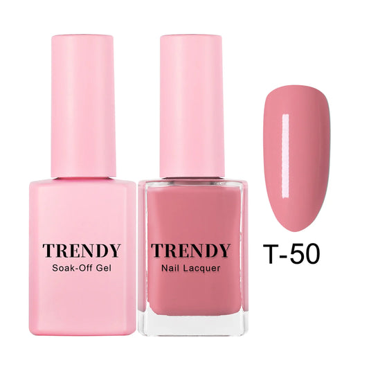 T-50 LOWKEY NUDE | TRENDY DUO GEL & LACQUER