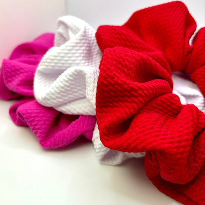 Sweetheart Bullet Scrunchie Trio