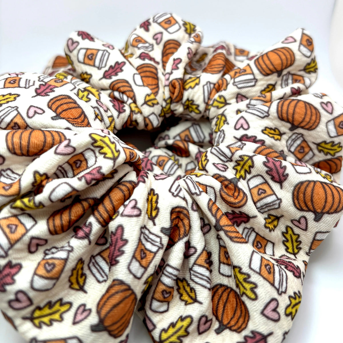 Fall Coffee Bullet Scrunchie