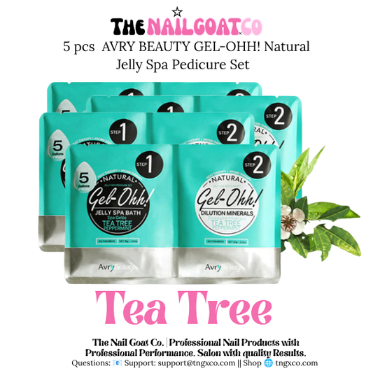 AVRY BEAUTY GEL-OHH! Natural Jelly Spa Pedicure Set (5 Pack) TEA TREE