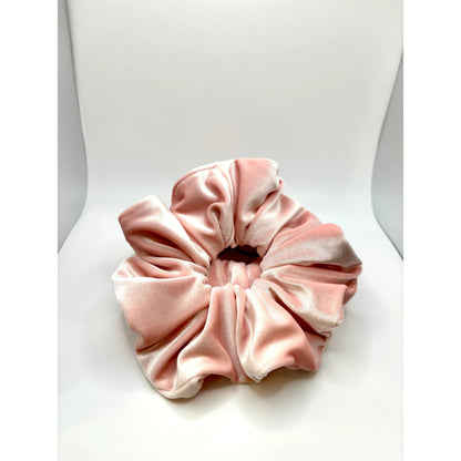 Pink Velvet Scrunchie