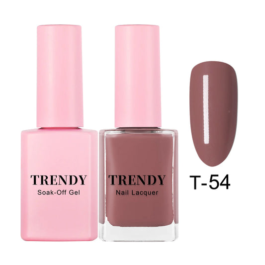 T-54 JAPANESE PINK | TRENDY DUO GEL & LACQUER