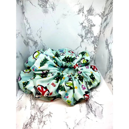 Penguin Winter Scrunchie