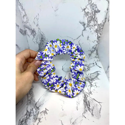 Mini Purple Daisy Scrunchie