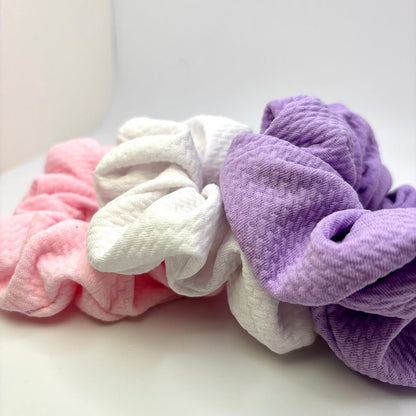 Mini Pastel Bullet Scrunchie Trio