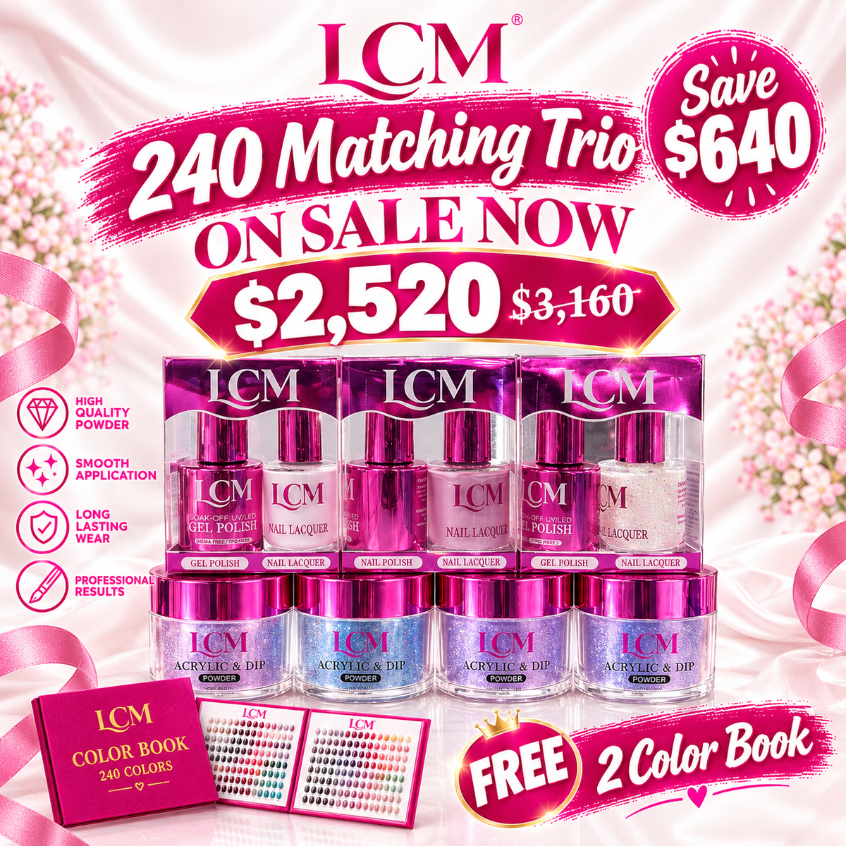 LCM HEMA & TPO FREE COLLECTION - 240 COLORS