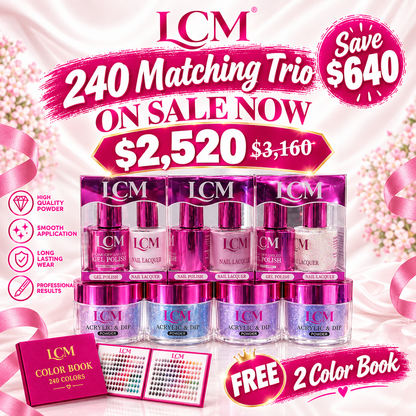 LCM HEMA & TPO FREE COLLECTION - 240 COLORS