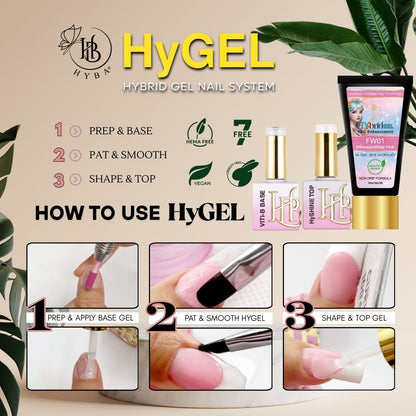 #6 FAIRYTALE WONDERLAND HyGEL® Box Set - (Includes: 12 color tubes, 1 mini squeezer & 1 color chart)