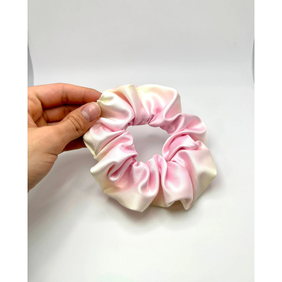 Mini Ombre Pastel Silk Scrunchie