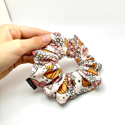 Mini Mickey Pumpkins Fall Scrunchie