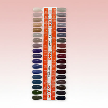DND DUO HEMA & TPO FREE NOCTURNAL - 36 COLORS TRAY NO.4