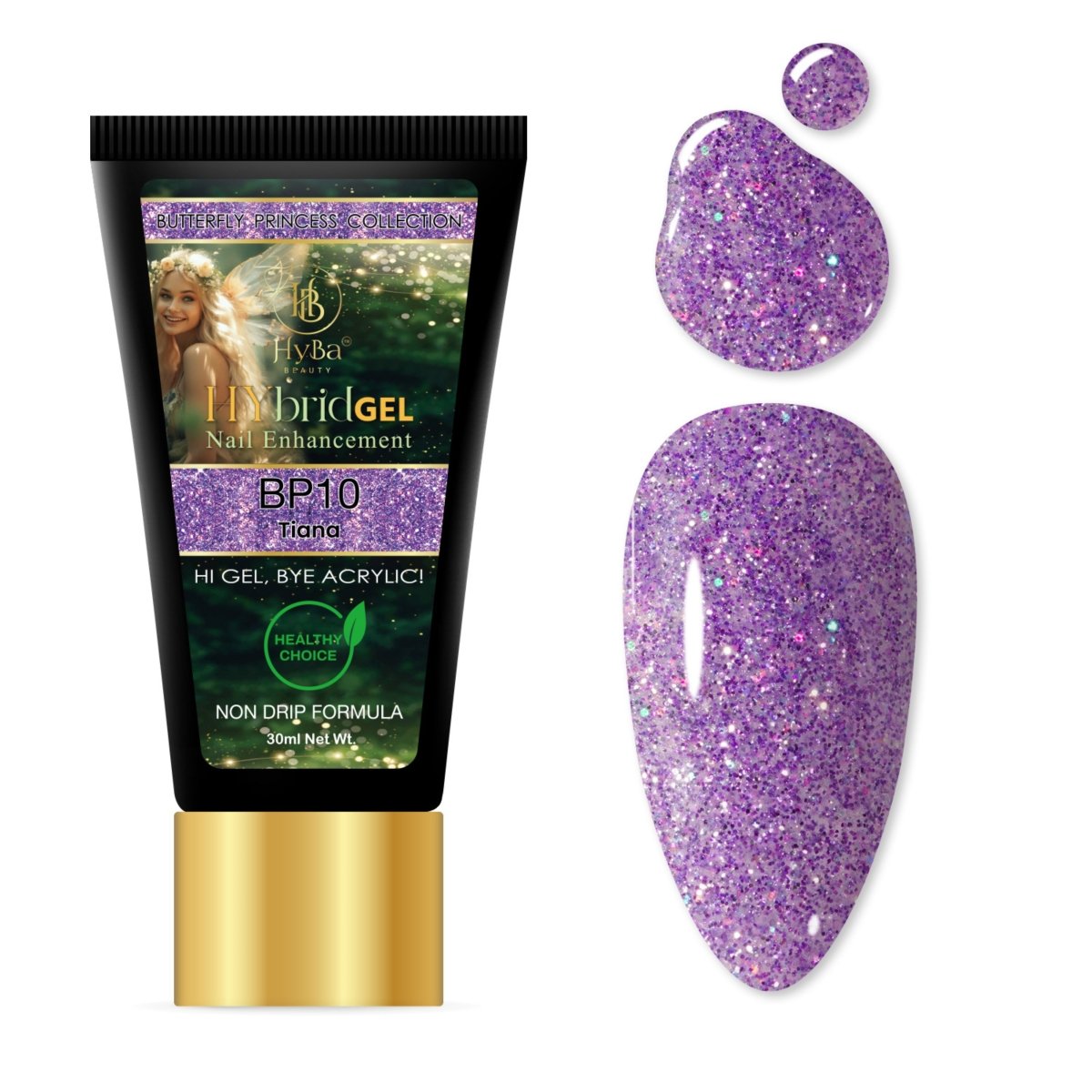 #7 BUTTERFLY PRINCESS HyGEL® Box Set - (Includes: 12 x HyGEL (30ml Each), 1 x Gel Squeezer, 1 x Color Chart)