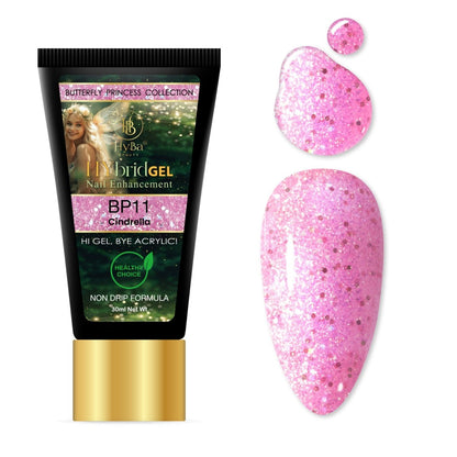 #7 BUTTERFLY PRINCESS HyGEL® Box Set - (Includes: 12 x HyGEL (30ml Each), 1 x Gel Squeezer, 1 x Color Chart)