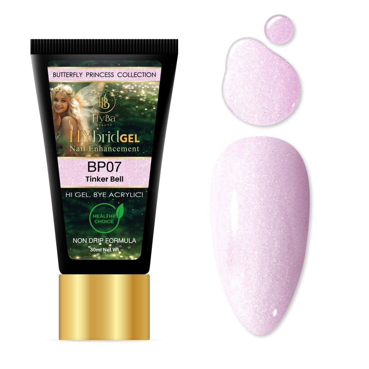 #7 BUTTERFLY PRINCESS HyGEL® Box Set - (Includes: 12 x HyGEL (30ml Each), 1 x Gel Squeezer, 1 x Color Chart)