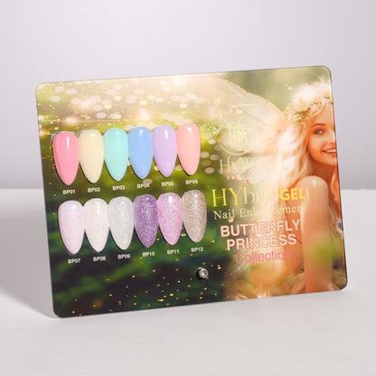 #7 BUTTERFLY PRINCESS HyGEL® Box Set - (Includes: 12 x HyGEL (30ml Each), 1 x Gel Squeezer, 1 x Color Chart)